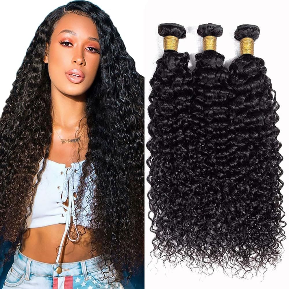 Pacotes de cabelo MAMART Kinky Curly Brazilian Virgin Hair 50-75cm