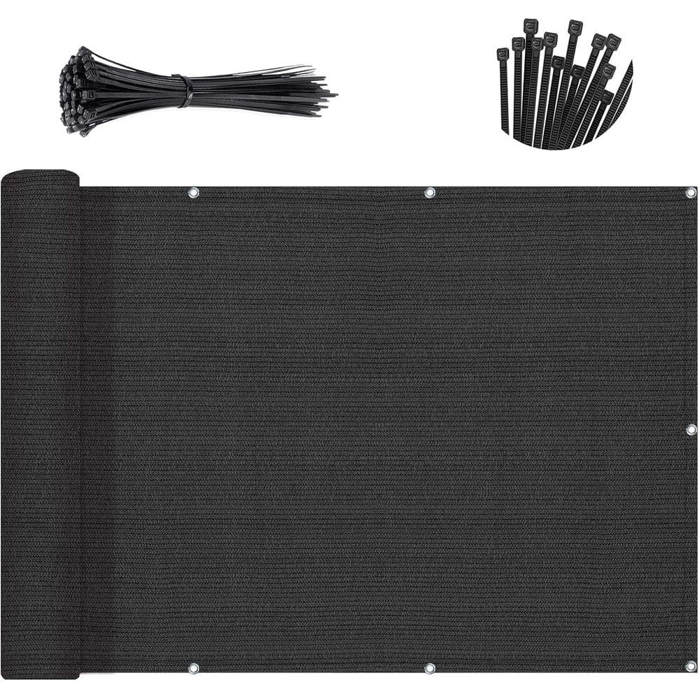 Tela de privacidade para varanda SUNNY GUARD Black 90% Shade 1x10m