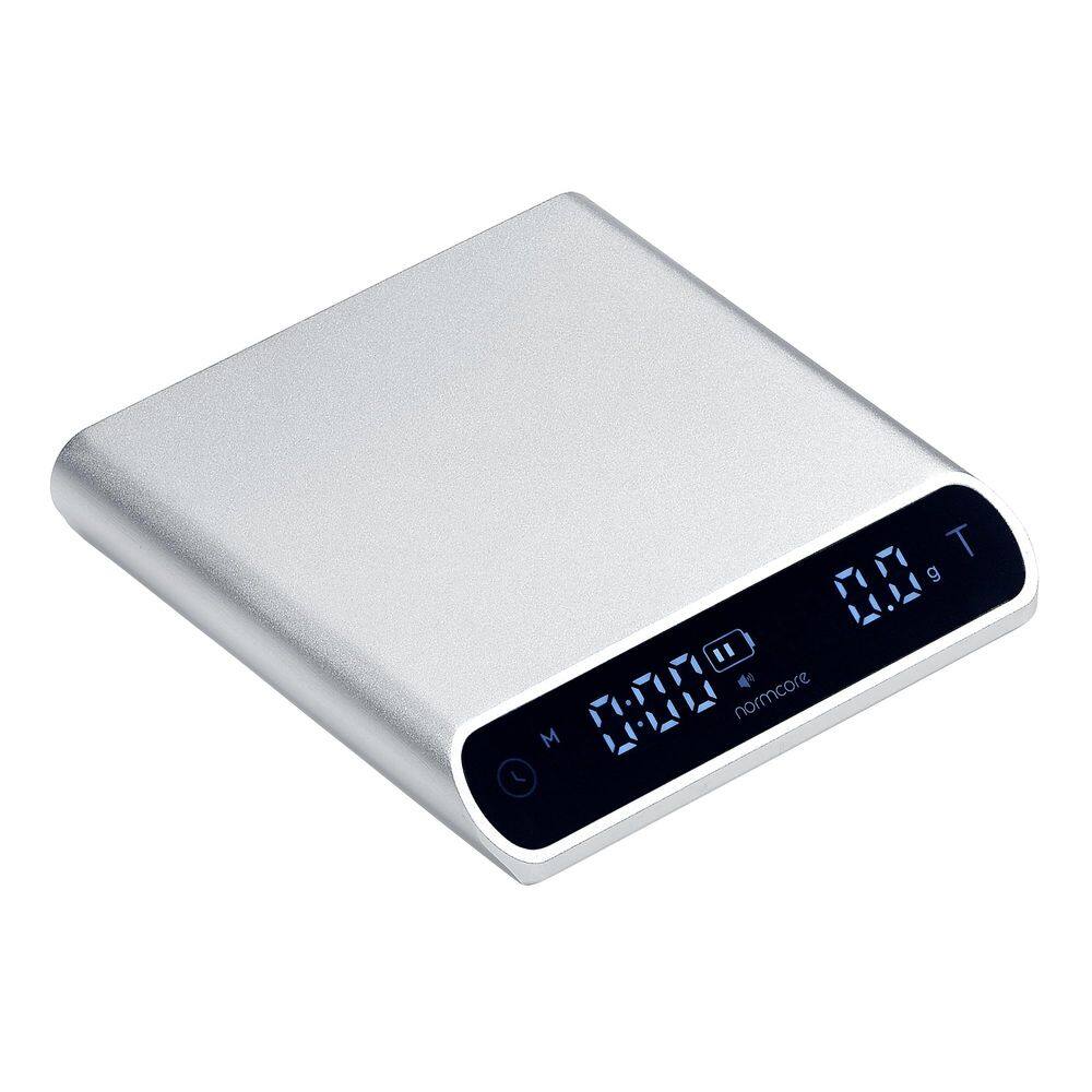 Balança de café Normcore V3 Barista com temporizador 0,1 g-2 kg de prata
