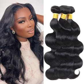 Pacotes de cabelo Bat 12A Body Wave 35/40/45cm Brazilian Virgin