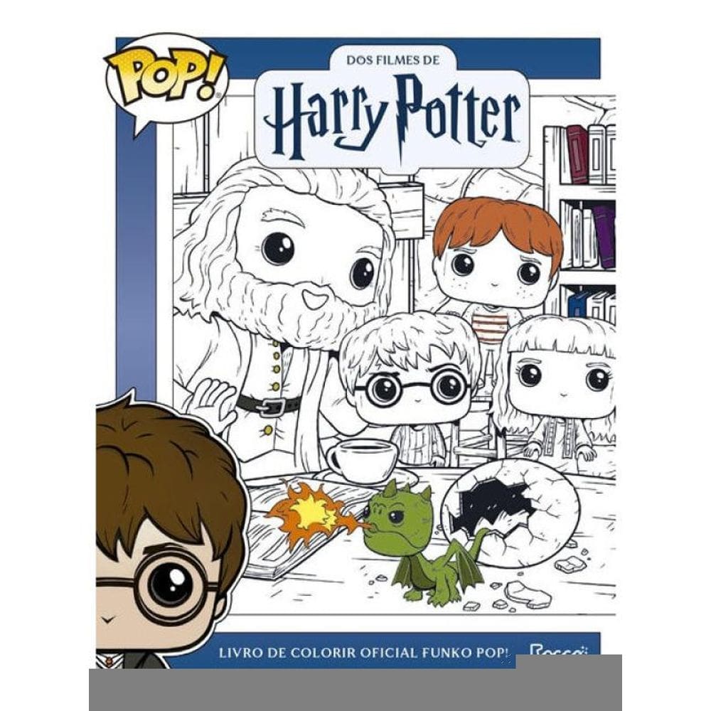 Livro De Colorir Oficial Funko Pop! Dos Filmes De Harry Potter - Vol. 1