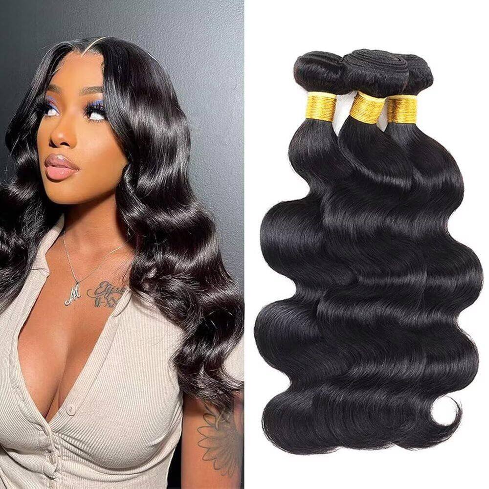 Pacotes de cabelo Bat 12A Body Wave 40cm 40cm 40cm Brazilian