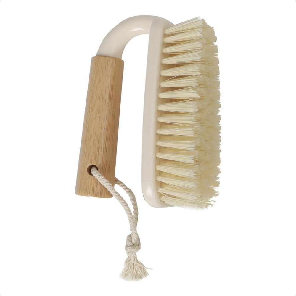 LAV03509OFW01-Escova Oikos Multiuso Branca com Cabo de Bambu