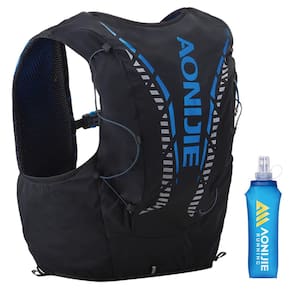 Mochila de hidratação para corrida TRIWONDER 12L com garrafas de água