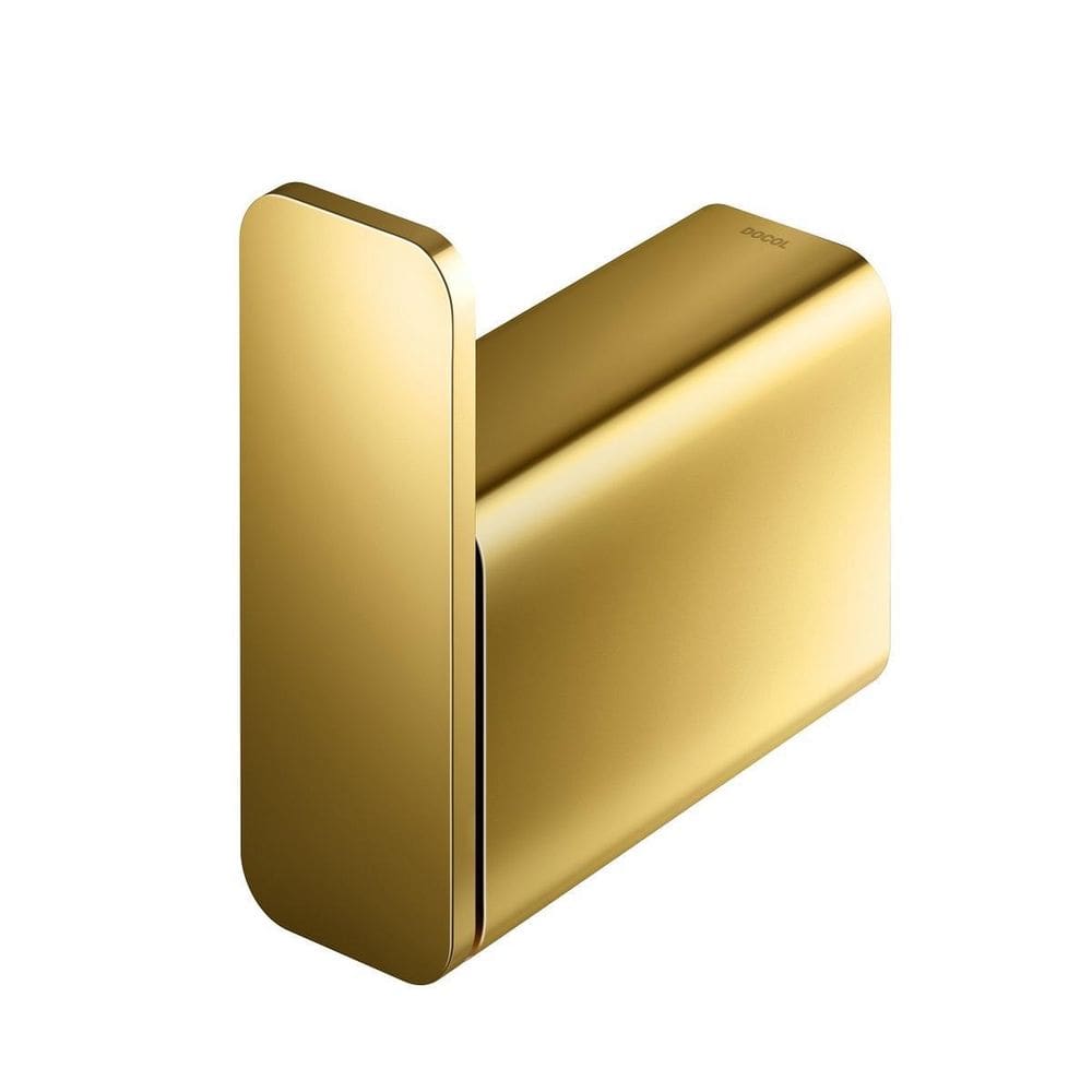 Cabide Docol Flat Ouro Polido