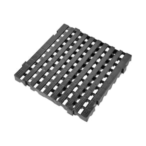 Estrado Piso Deck Plástico 50X50X4,5Cm - Preto