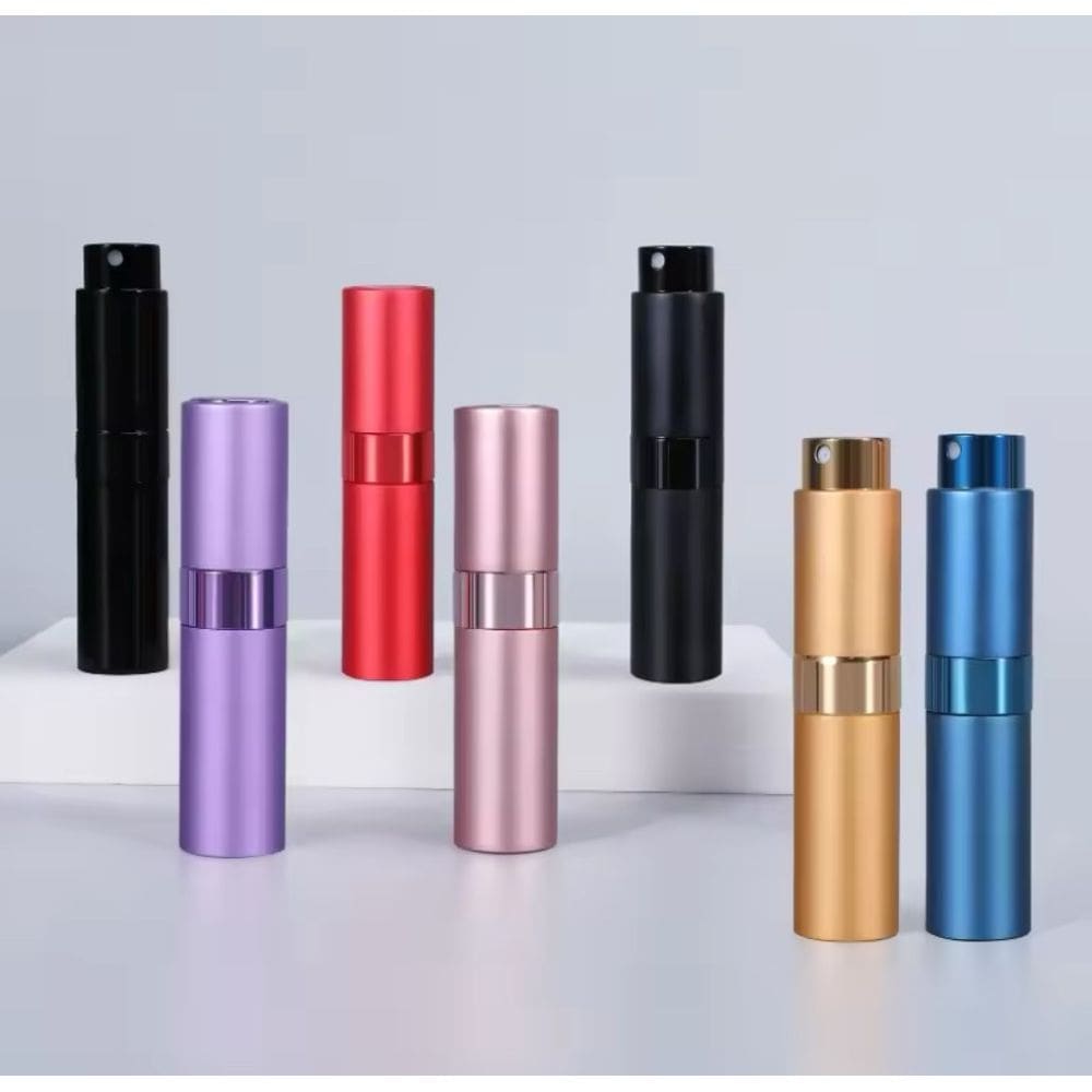 Mini Porta Perfume Refil 8ml – Leve seu perfume favorito para onde quiser