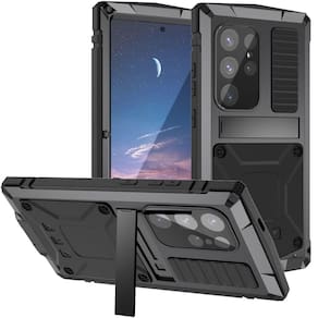 Capa de telefone FunnyWin Metal Heavy Duty para Samsung Galaxy S25
