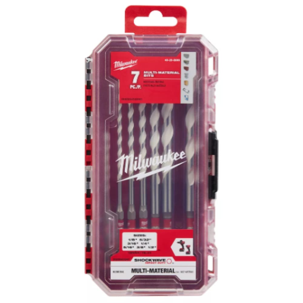 Kit Brocas Multimateriais Shockwave com 07 Peças 48-20-8899