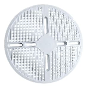 Tampa Para Ralo De Fundo De Piscina De Alvenaria Branca 20x20cm - Brustec