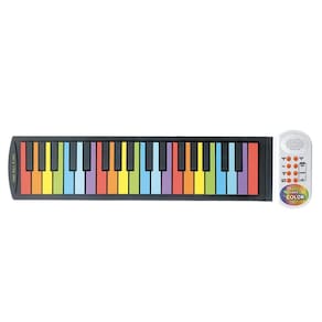 Teclado Piano Flexível Digital Silicone 37 Teclas Dm7110
