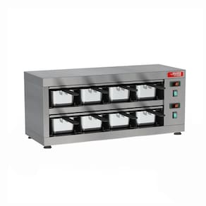Conservador Aquecedor De Proteínas 50 a 100ºc 1600w 8 Cubas 1/3 Coproh8 220v - Red Chameleon