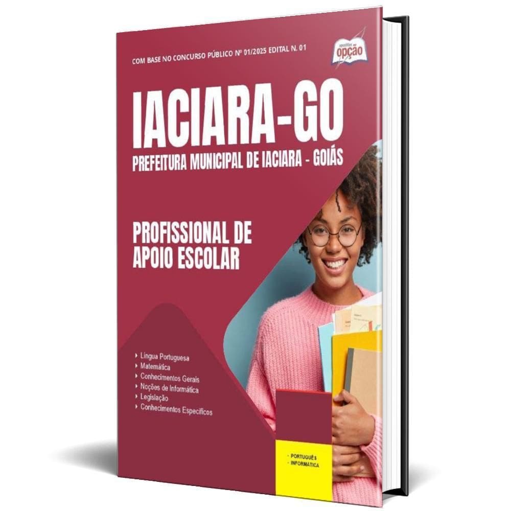 Apostila Prefeitura Iaciara Go 2025 Profissional Apoio