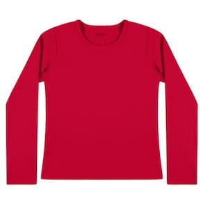 Blusa Camiseta Elian Infantil Menina Manga Longa Cotton Leve