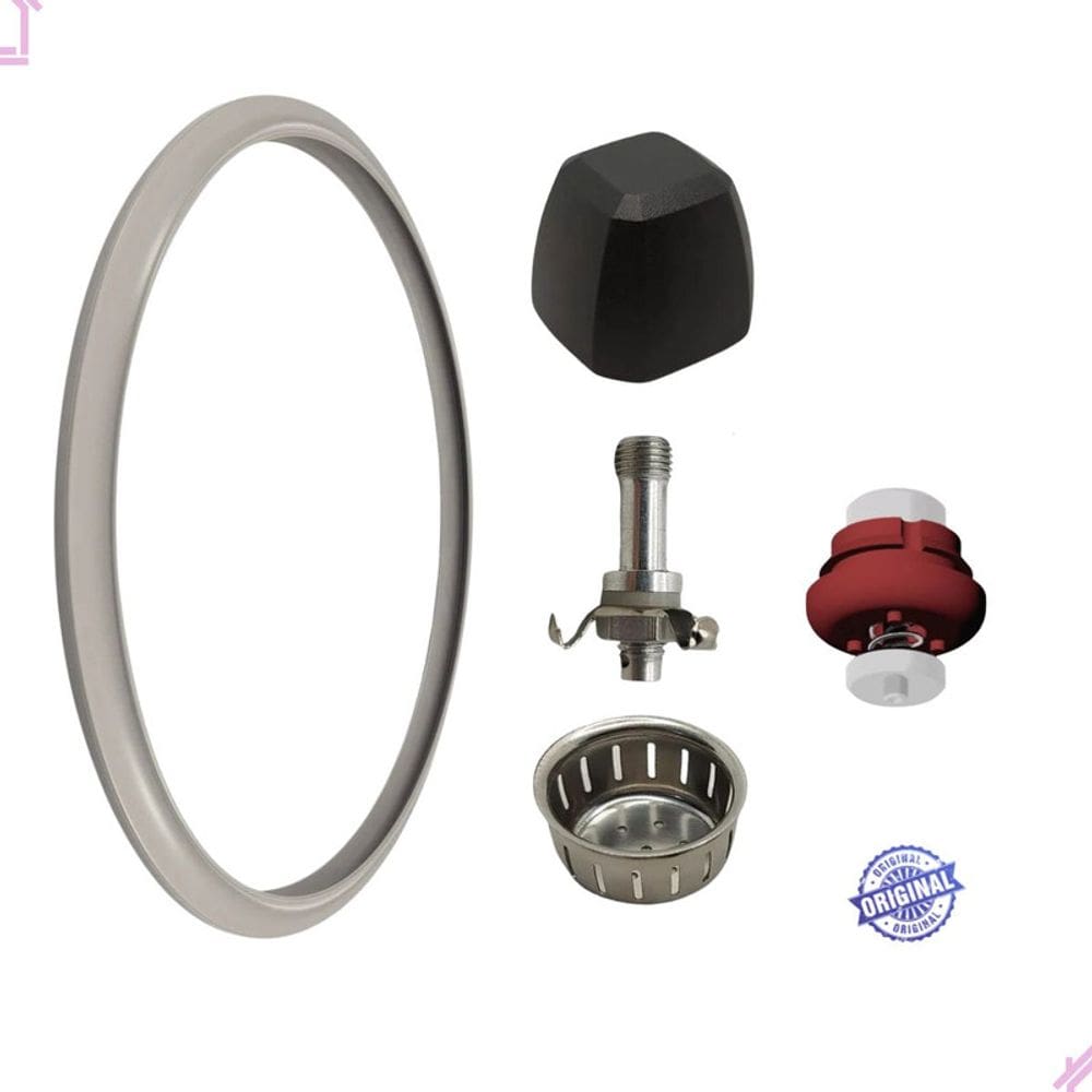Kit Borracha Peso E Válvula De Segurança Tramontina Torino Original 4,5L