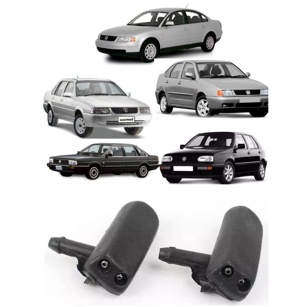 Esguicho Brucutu Limpador de Agua Parabrisa Golf Passat Polo Santana 1993 1994 1995 1996 1997 1998 1999 2000 191955985A