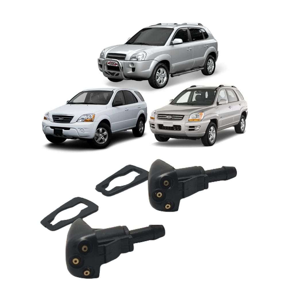 Esguicho Brucutu Limpador de Agua Parabrisa Tucson Sportage Ssangyoung 2005 2006 2007 2008 2009 2010 986303k500