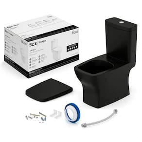 Kit Vaso Sanitario Caixa Acoplada Incepa Boss Black Matte 1897230081108