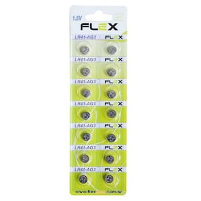 Bateria Botao Lr41 ( Cartela C/ 14 Unid.) Flex Fx-lr41 [F108]