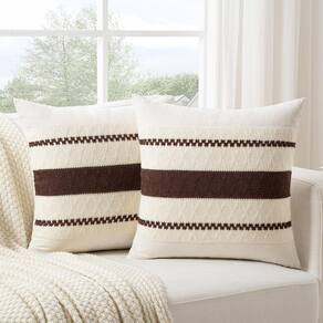 Capa de almofada decorativa Fancy Homi Boho Brown 66x66cm