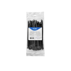 Abracadeira Nylon Pa66 Grd Preto 4.8x300 P100 - 100 Unidades [F108]