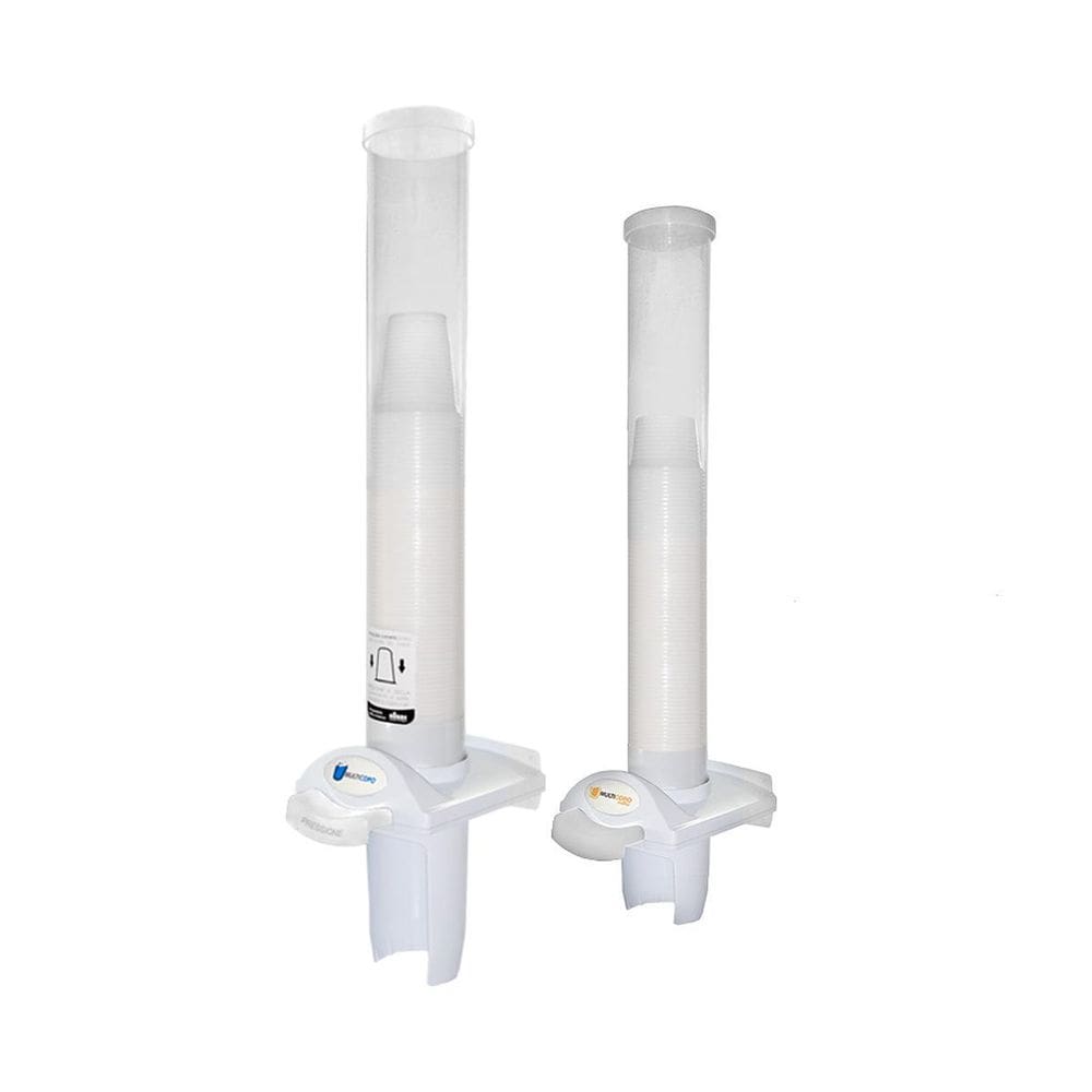 Kit Poupa Copo Descart Água/Café Branco Nobre