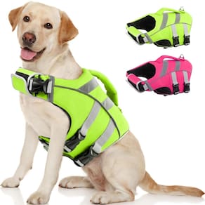 Colete salva-vidas para cães Kuoser High Flotation para natação