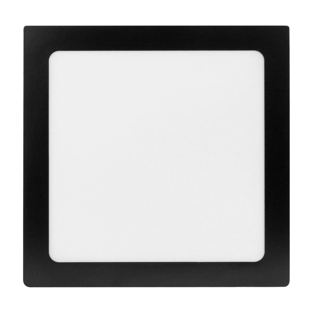 Painel de LED Quadrado Preto Foxlux
