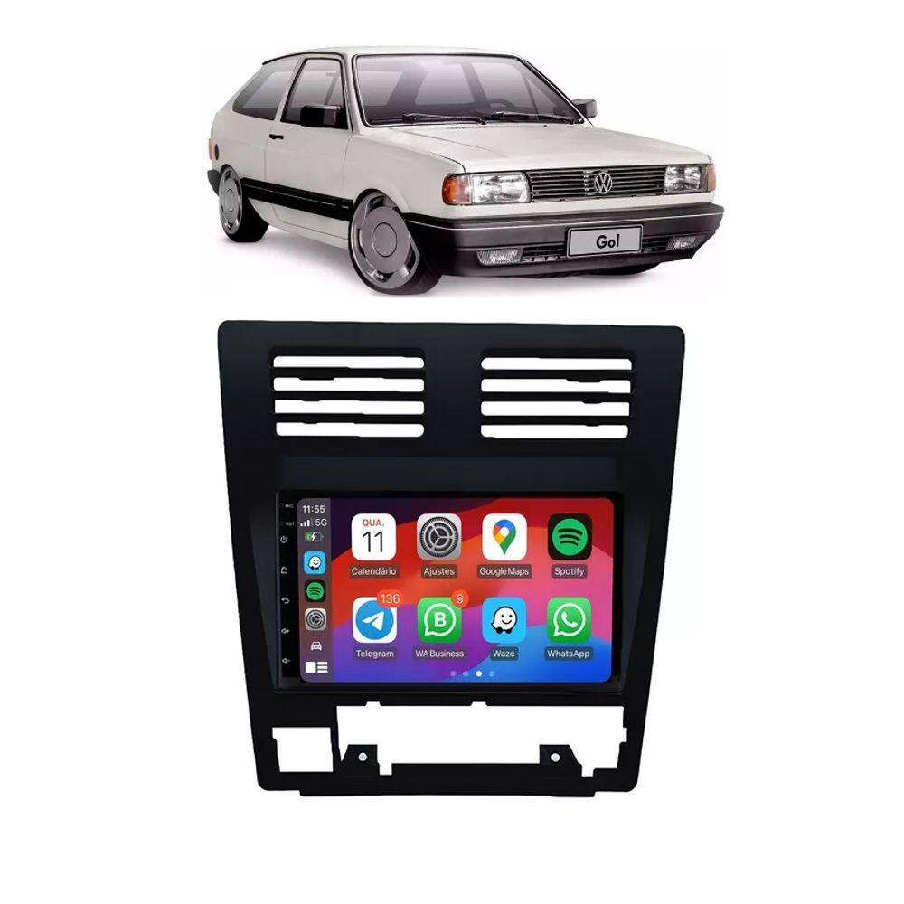 Kit Multimídia Gol Parati Saveiro 88 / 95 Voyage 90 / 97 Android 7 Pol 2/32gb Carplay Gps - 701K FirstOption