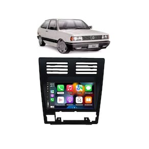 Kit Multimídia Gol Parati Saveiro 88 / 95 Voyage 90 / 97 7 Pol CarPlay AndroidAuto Sem fio - FirstOption 8100