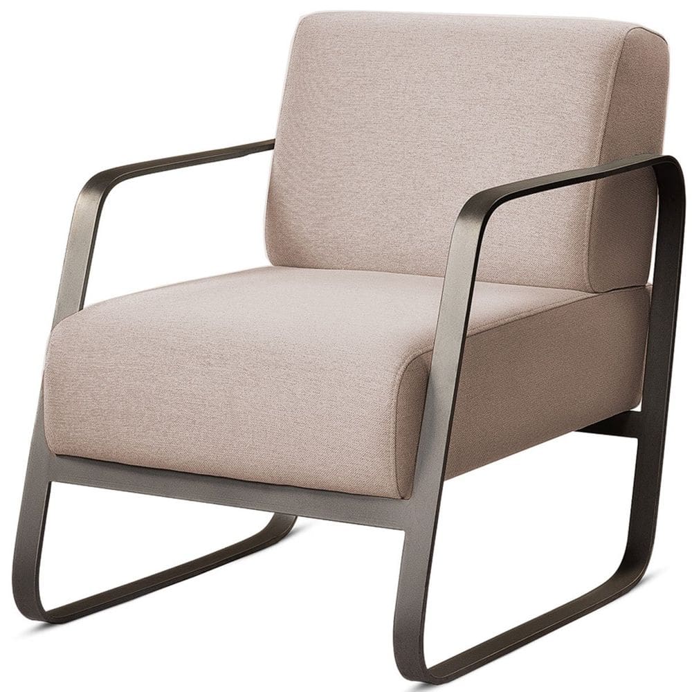 Poltrona para Sala e Escritório Base de Metal Mubai