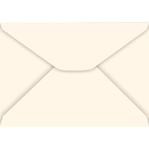 Envelope Carta Colorido 114X162Mm Creme 85G