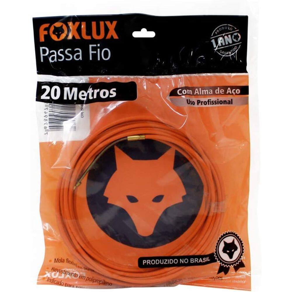 Passa Fio com Alma de Aço Foxlux