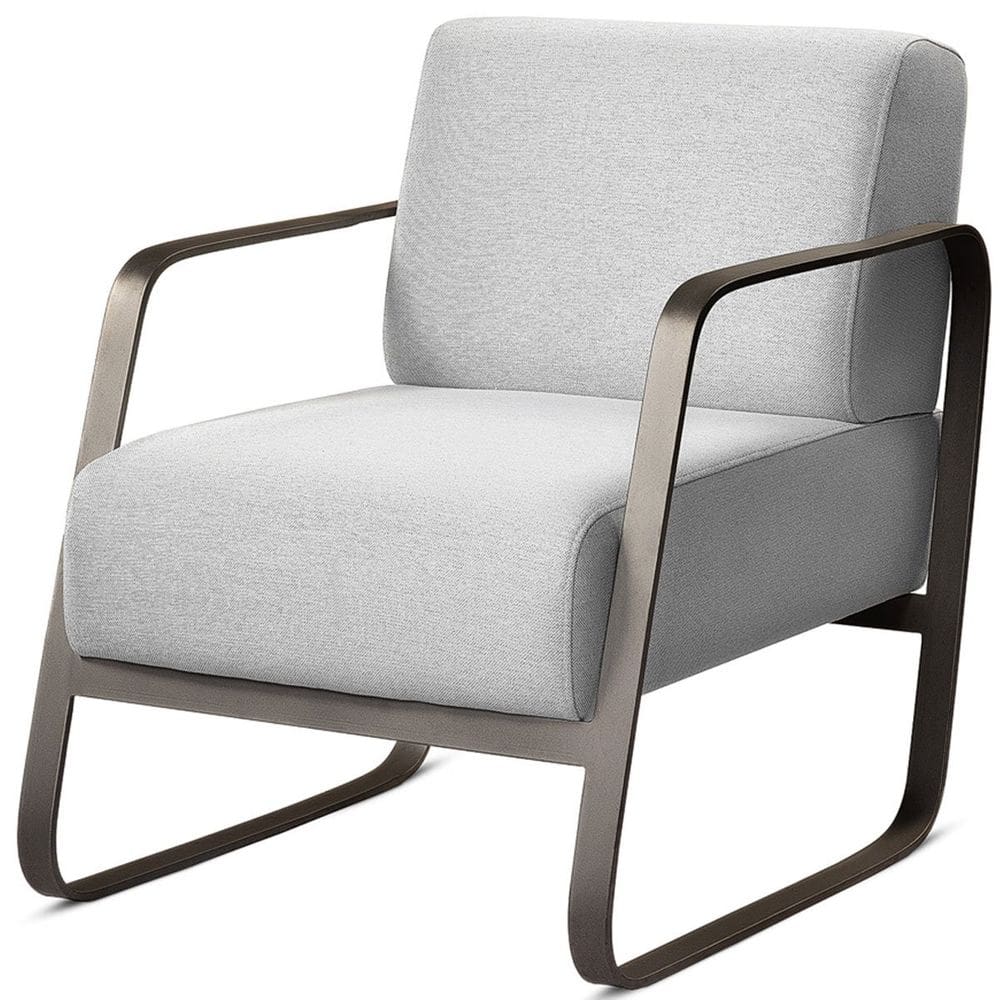 Poltrona para Sala e Escritório Base de Metal Mubai