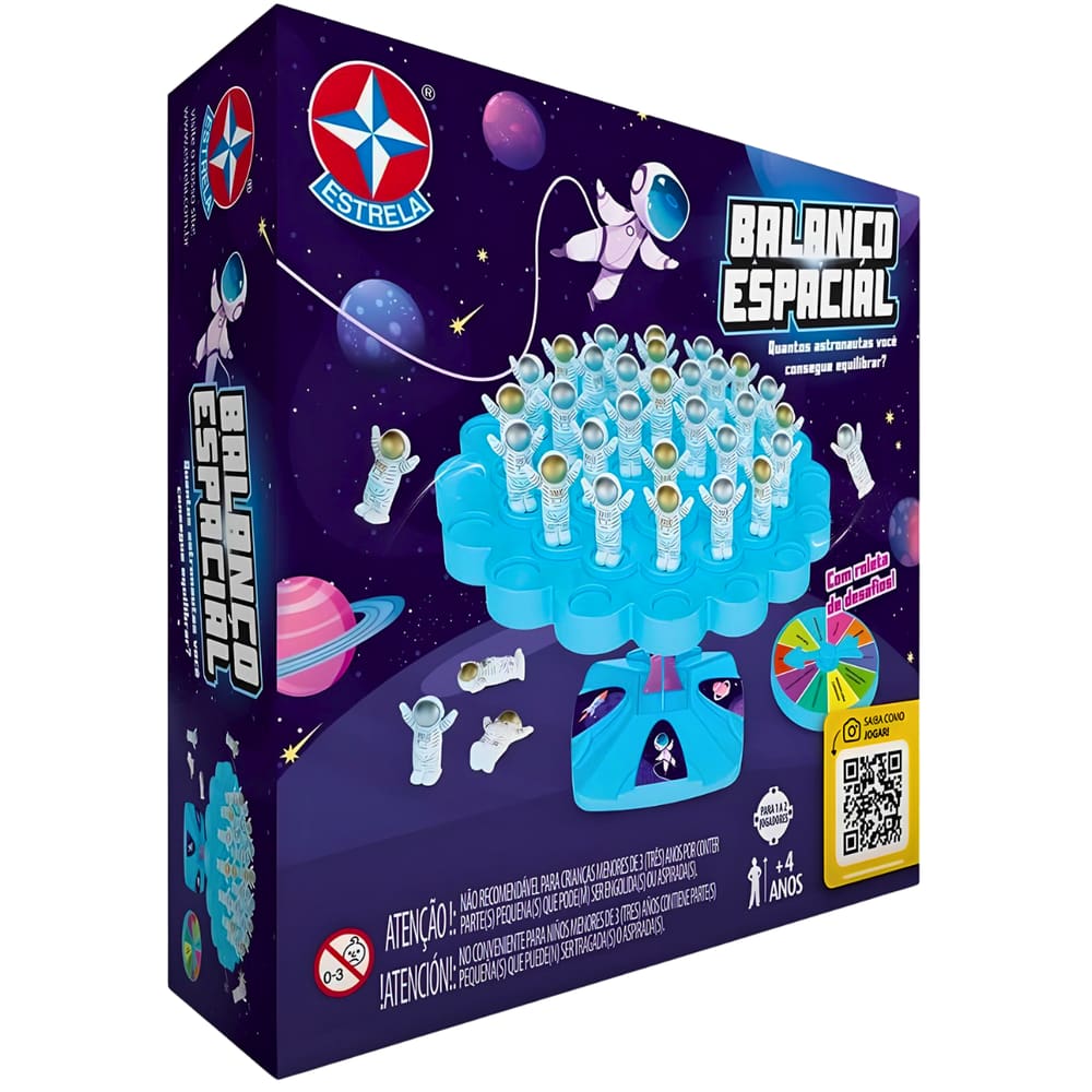 Jogo de Tabuleiro Infantil Balanço Espacial Estrela