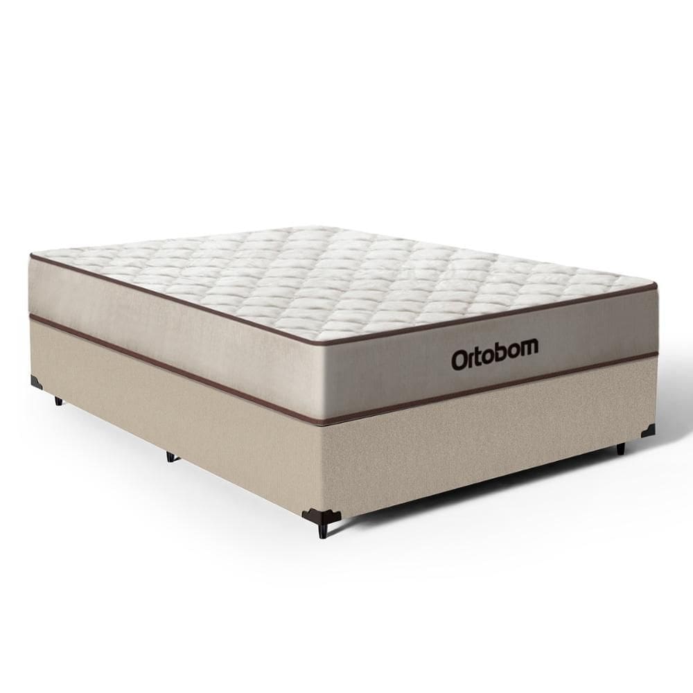 Cama Box com Colchão de Espuma D60 Double Face Force Dream - Ortobom Casal 138cm