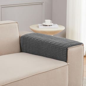 Capa de apoio de braço para sofá Meider Couch, 2 peças, cinza escuro