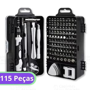Kit de Chaves Magneticas p/ Manutencao 115 Pecas - Exbom - 3250