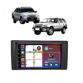 Kit Multimídia S10 Blazer 2001 / 2011 Android 7 Pol 2/32gb Carplay Gps - 701K FirstOption