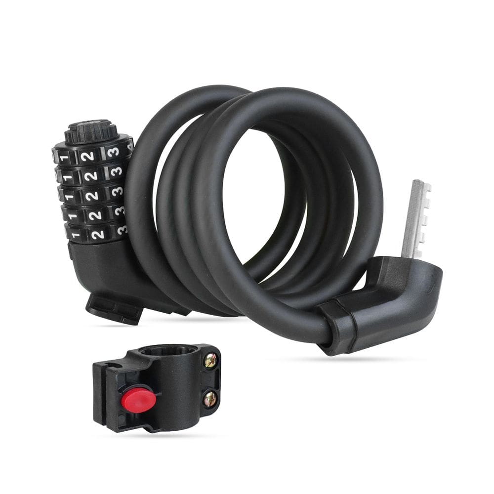 Trava Segurança Antifurto Cabo Aço C/ Código Gp Tech 120cm