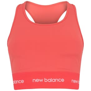 Top Fitness com Bojo Removível New Balance Média Sustentação Sport Essentials Active