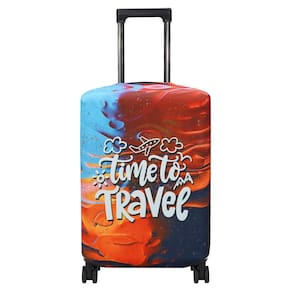 Capa de bagagem Explore Land Time to Travel Tamanho L