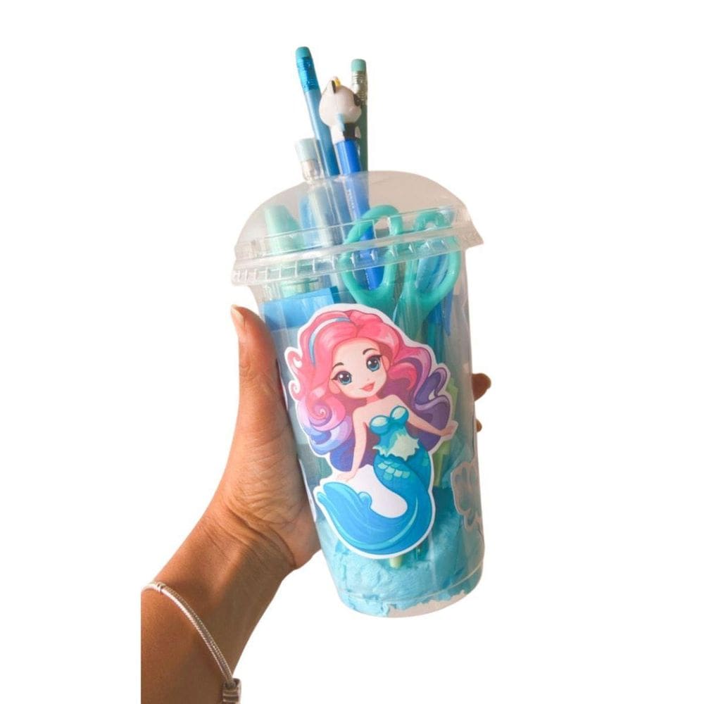 Copo Da Felidade Fundo Do Mar Milk Paper 15 Itens Presente