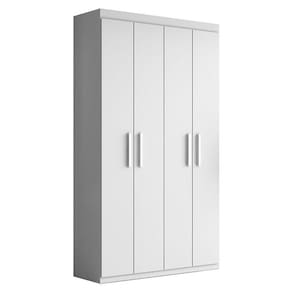 Armário Multiuso 4 Portas 2000194 Branco Brilho - Aramóveis