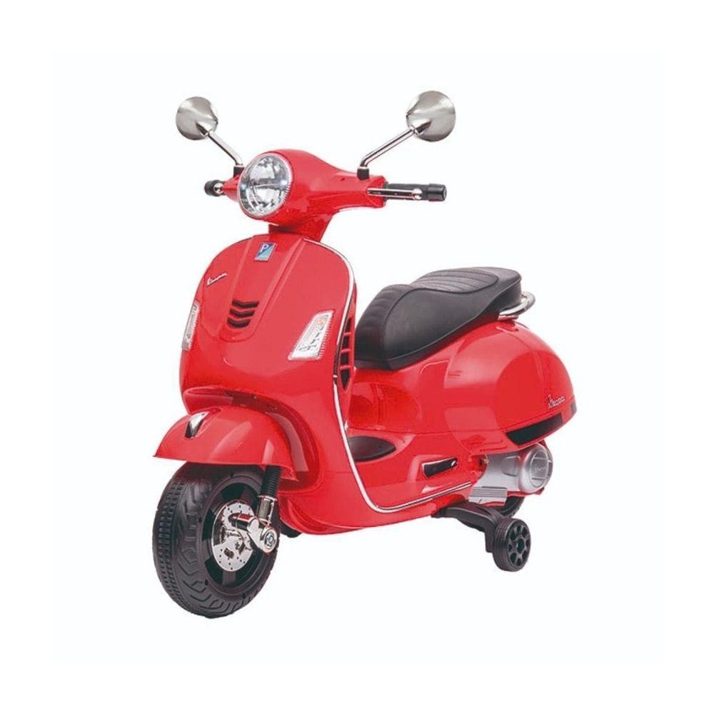 Mini Moto Elétrica Infantil Scooter Vespa Vermelha Gts 6V