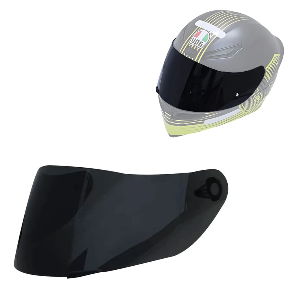 Viseira Capacete Agv K3 K1 Fumê - Polivisor