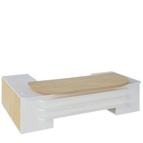 Mesa para Escritório Diretor Grande 2 Portas 4 Gavetas