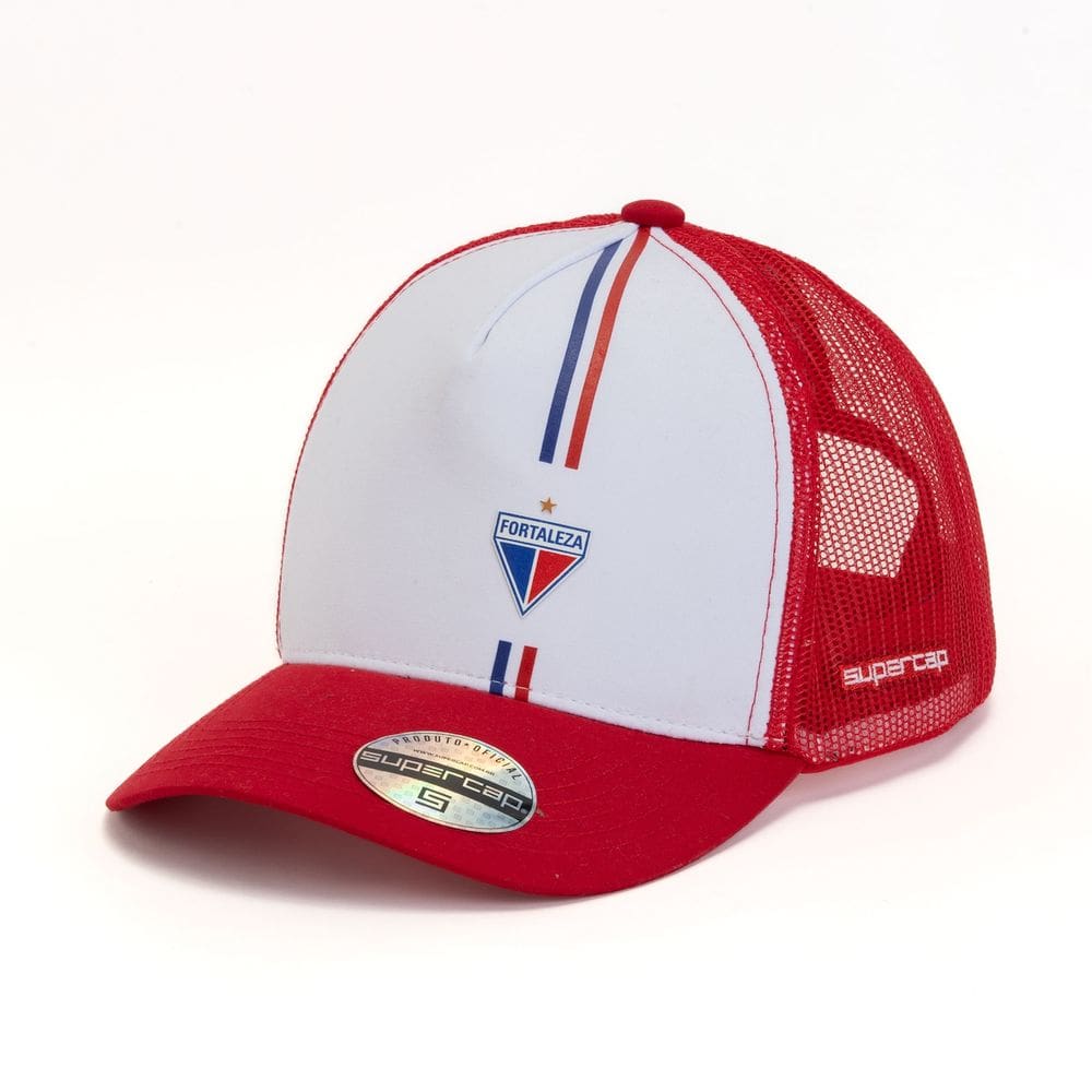 Boné do Fortaleza Aba Curva Supercap Trucker Strapback Adulto