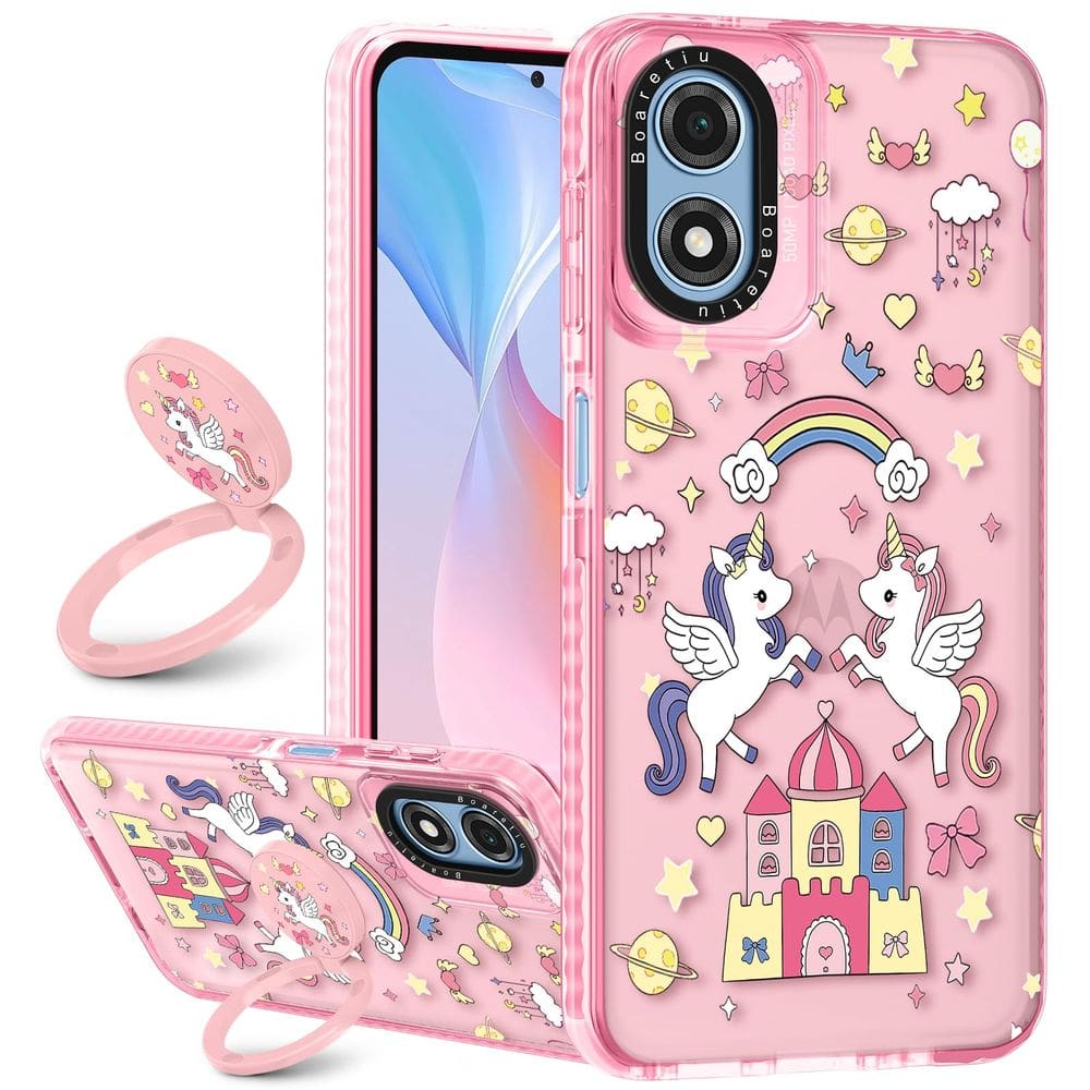 Capa de celular Boaretiu Cute Kawaii para Motorola Moto G Play 2024