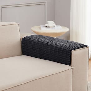 Capa de apoio de braço para sofá Meider Couch, 2 peças, preta